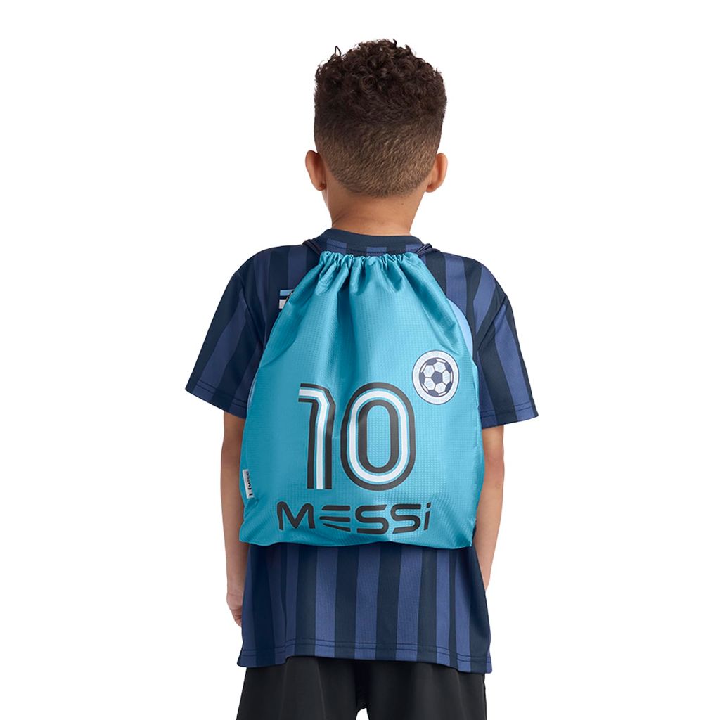 Messi Lifestyle Drawstring Bag, Side Pocket & Comfortable Straps
