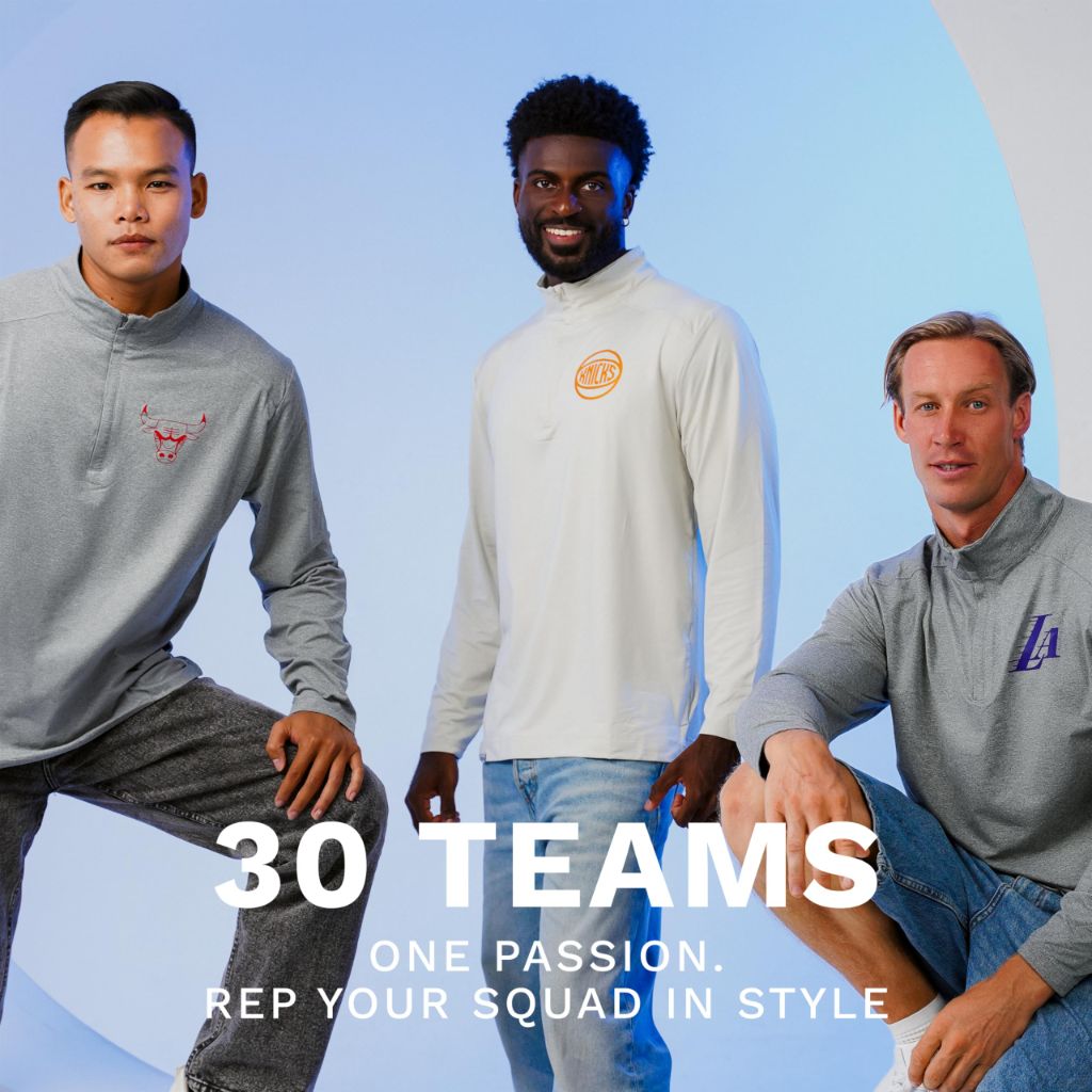 SZ M, Holloway NBA Chicago Bulls 1/4 Zip Pullover| Stylish Team Gear | Multi