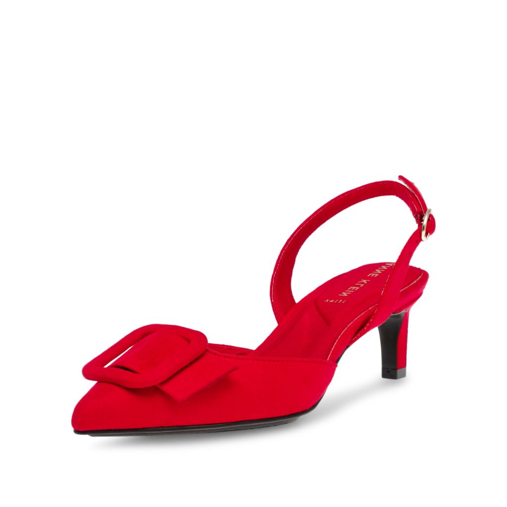 Anne Klein Women's Pump Iva, Red, 7.5