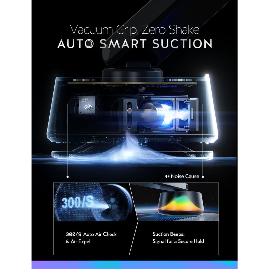LISEN Electric Retractable Car Phone Mount