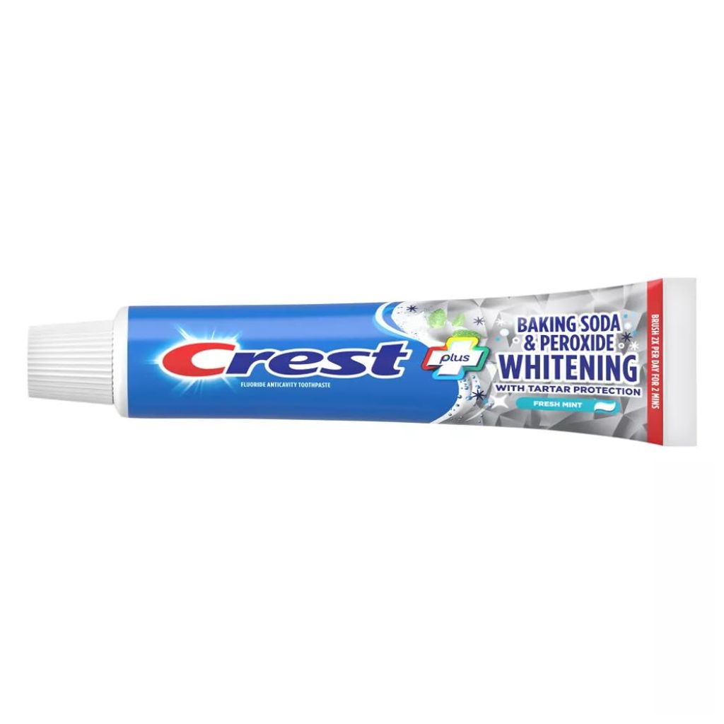 Crest Cavity & Tartar Protection Toothpaste, Whitening Baking Soda & Peroxide, Mint , 5.7oz