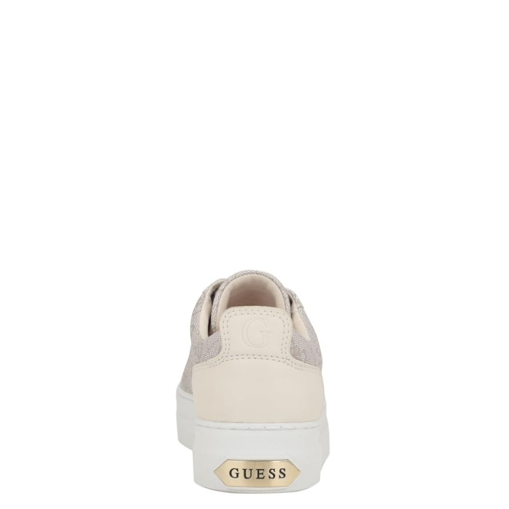 Guess Women's GENZA Sneaker, Dove 150, 7.5
