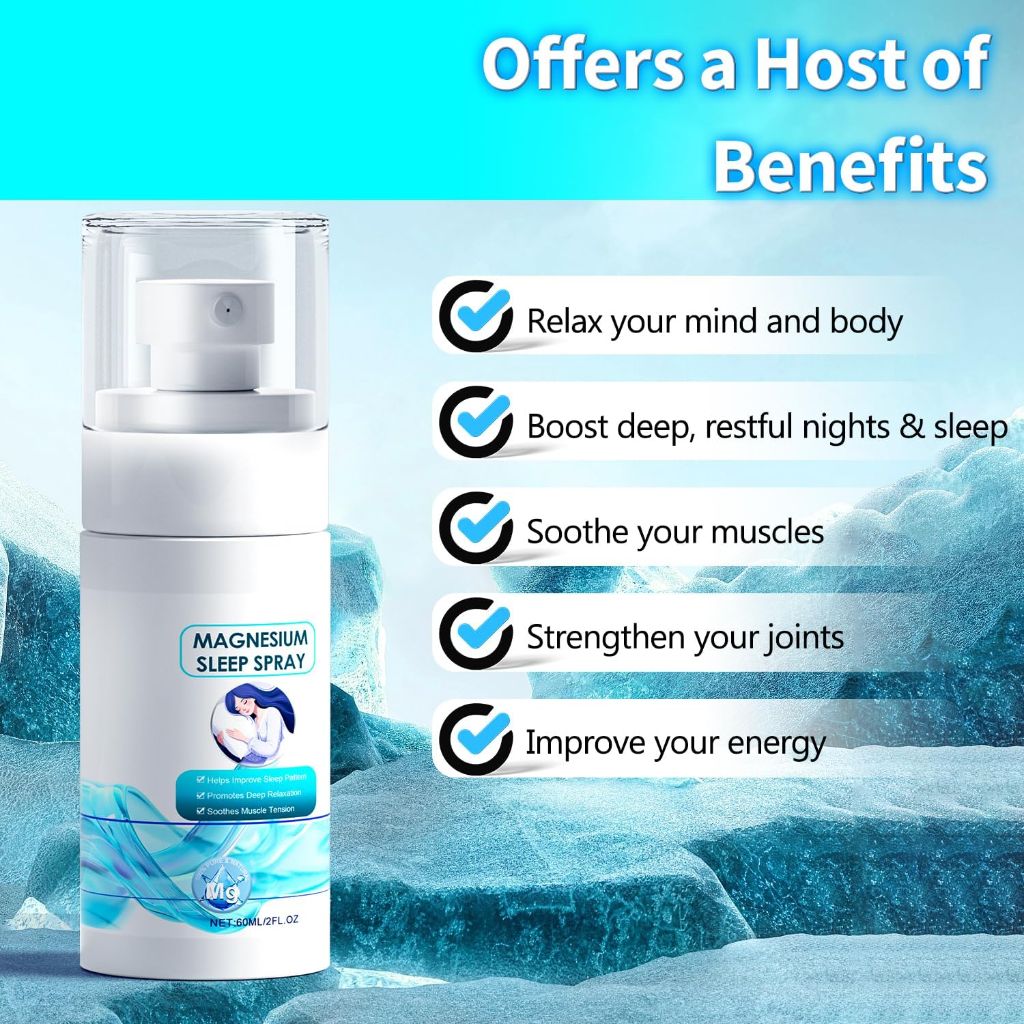 Magnesium Oil Spray, Skin & Body sleep spray 2 fl.oz