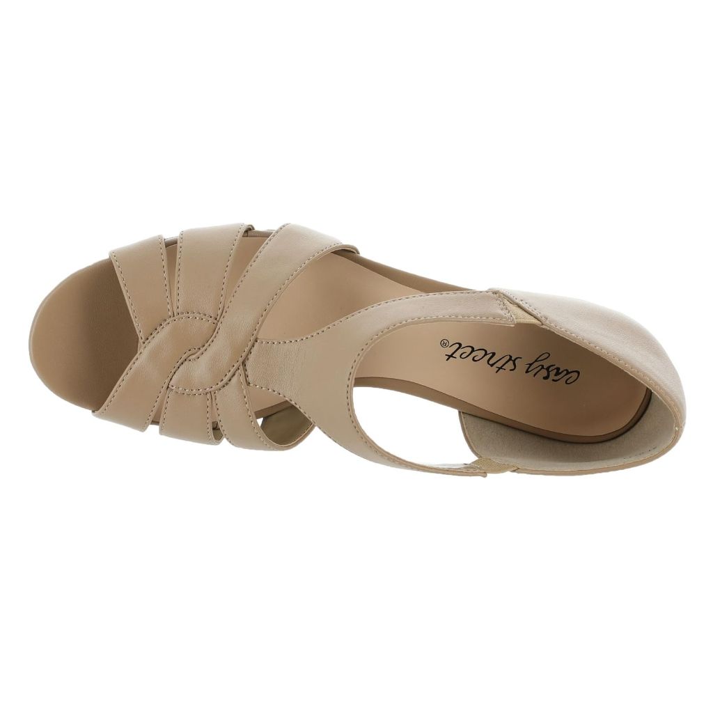 Essie by Easy Street Women's Stretch To Fit Dress Sandal, 1.5 Inch Heel
