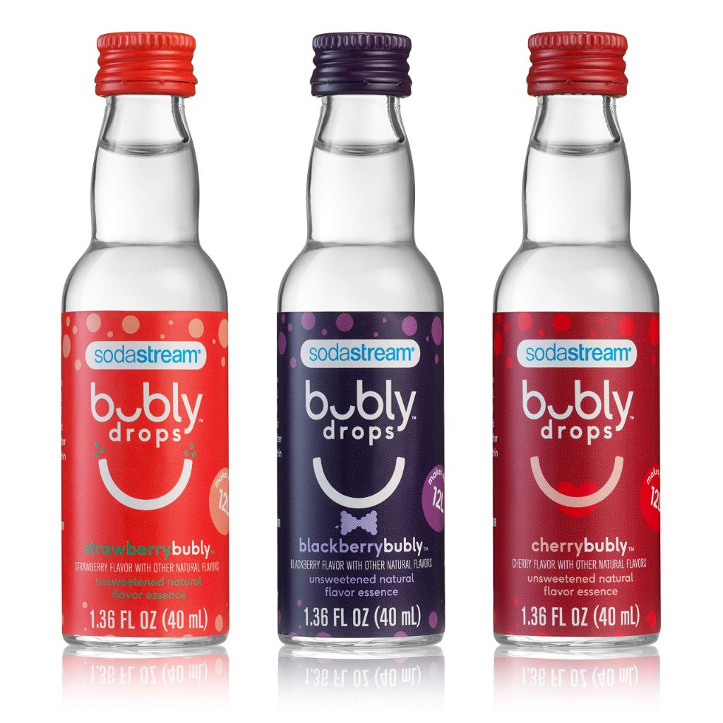 Sodastream bubly Drops 3 Flavor Berry Bliss Variety, 4 Fl Oz
