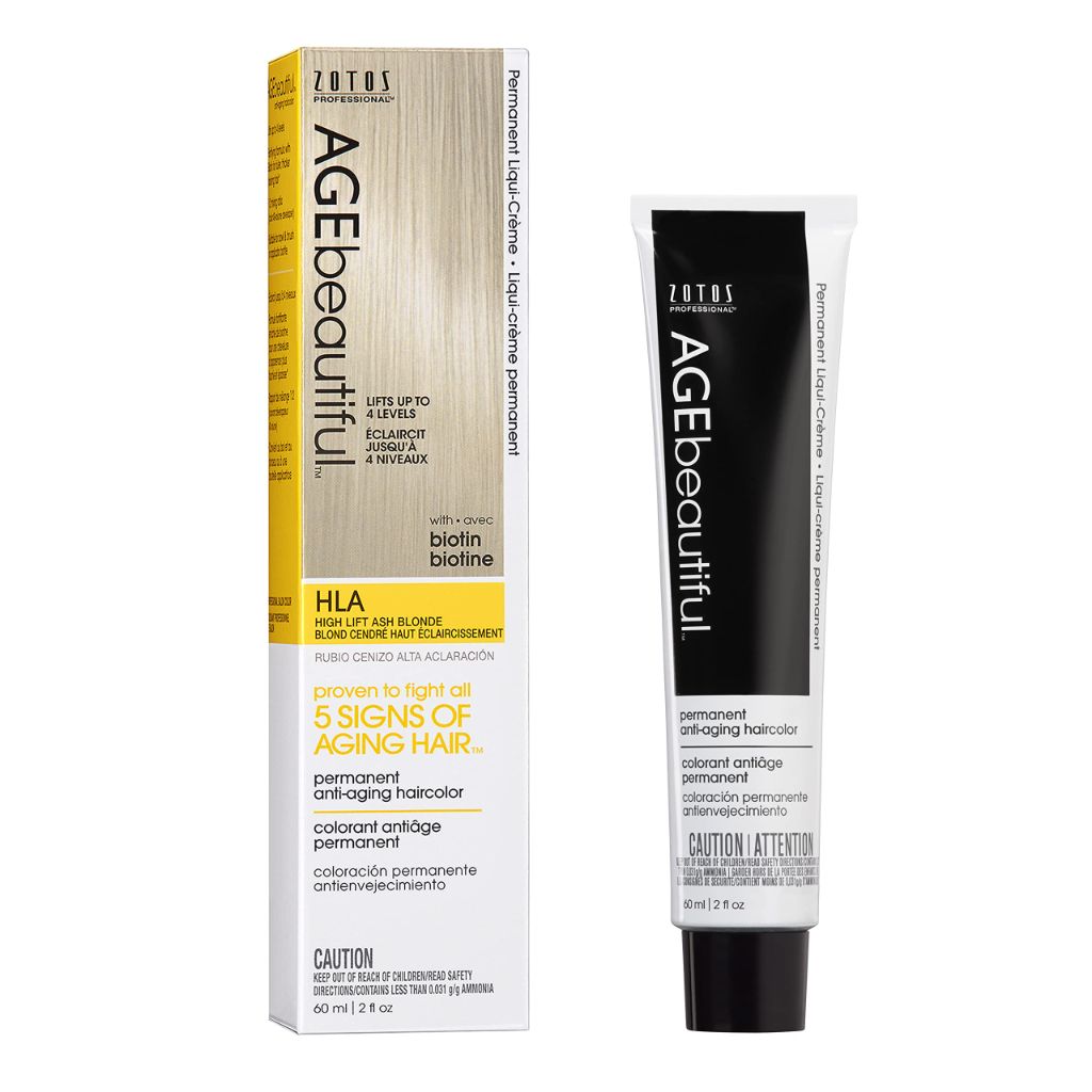 AGE beautiful Permanent Hair Color Dye Liqui Creme |\ Ash Blonde