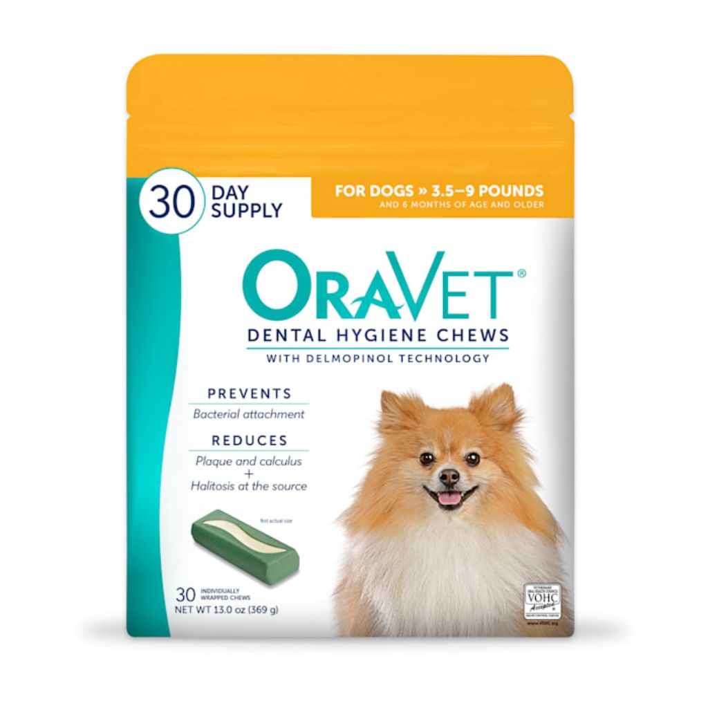 OraVet Dental Care Hygiene Fresh Chews for Extra-Small Dogs (3.5 - 9lbs) - 30 Count