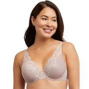 Bali Women's One Smooth U Lace Underwire Bra, 40DD, Evening Blush