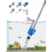 Aquarium Gravel Cleaner - Electric Automatic Removable Vacuum Water Changer Sand Algae Cleaner Filter Changer 110V/60hz