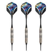 EastPoint Sports Narwhal Tournament Soft Tip Darts (5.5 in. - 18g) with Nickel Barrell for Electronic Dart Boards, Includes Deluxe Storage Case, 3 Pack
