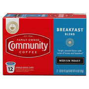 Community Coffee Breakfast Blend Medium Roast Keurig K-Cup Coffee Pods, 12ct