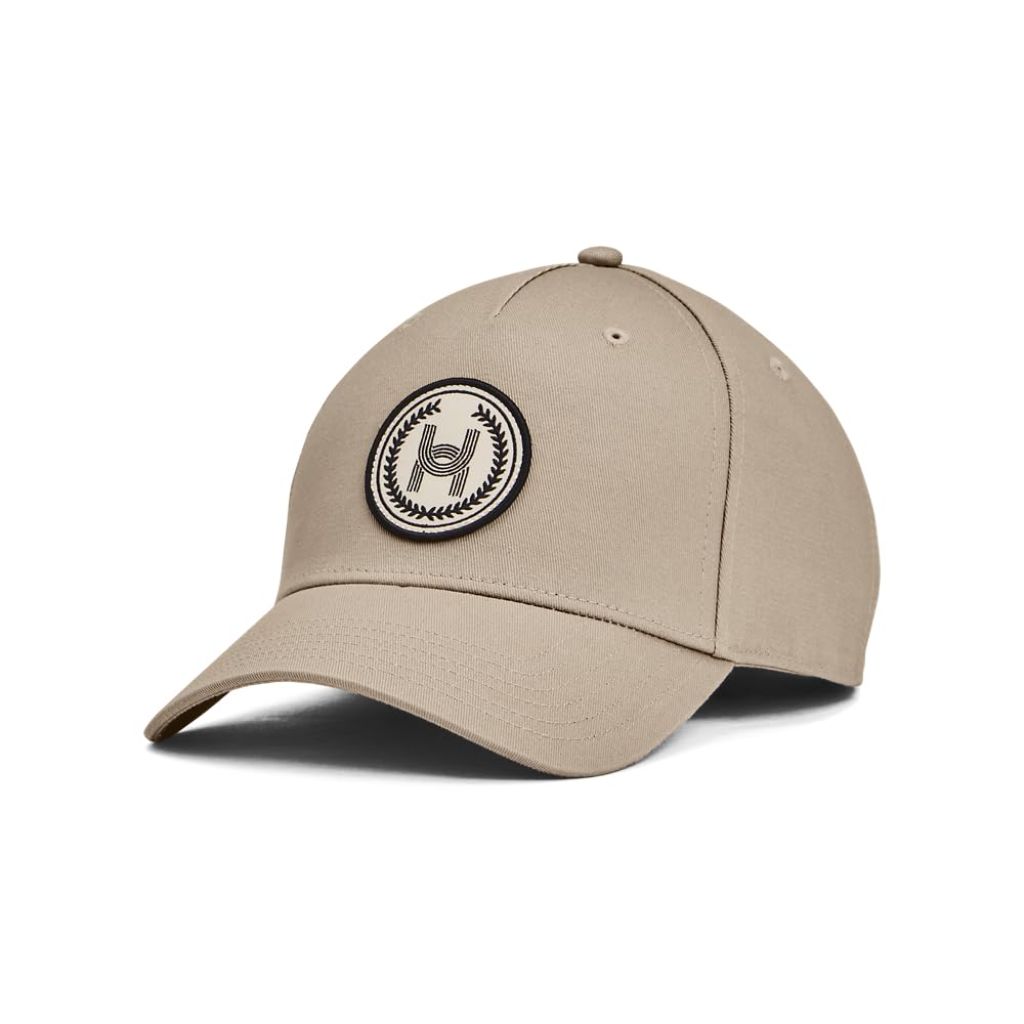 Under Armour Men's Branded Snapback, (203) Timberwolf Taupe / / Stone, One Size Fits Most