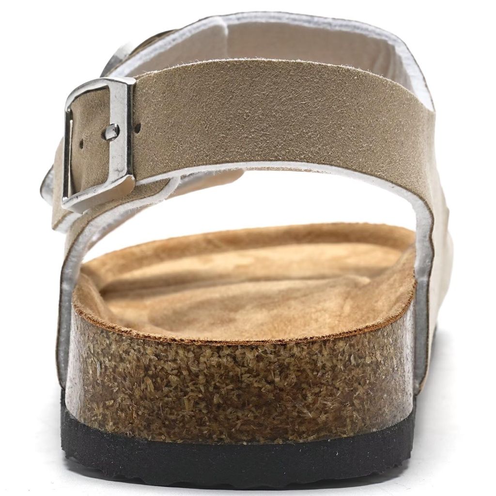 SZ 9 Torotto Womens Sandals with Cork Footbed Open Toe Adjustable Webbing Athletic (750 / Apricot)