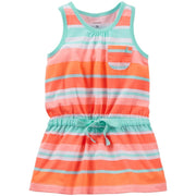 Carter's Unisex Baby Striped Babydoll (Baby) - Stripe - 3M