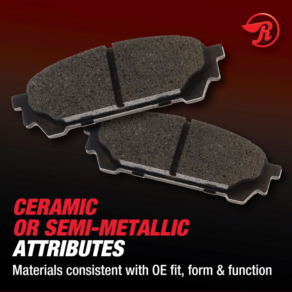 Raybestos R-Line Automotive Replacement Front Metallic Brake Pad Set