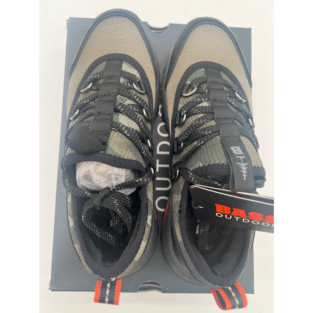 G.H. Bass Women's Trek Ultralite Low-Top Hiker Boots, Size 5, Green Camo/Black