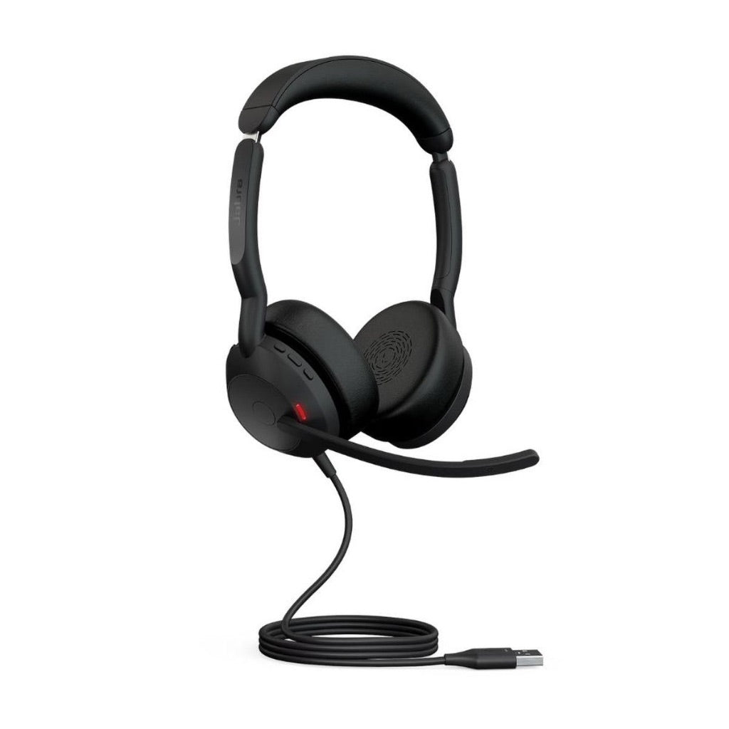Jabra Evolve2 50 Wired Stereo ANC Headset w/AirComfort Technology, Mic - Black