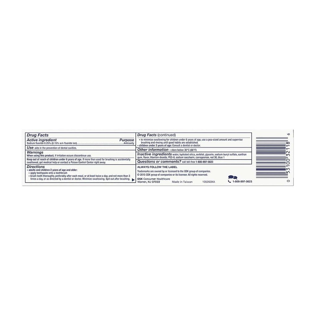 Aquafresh Cavity Protection Fluoride Toothpaste - Cool Mint, 5.6 oz