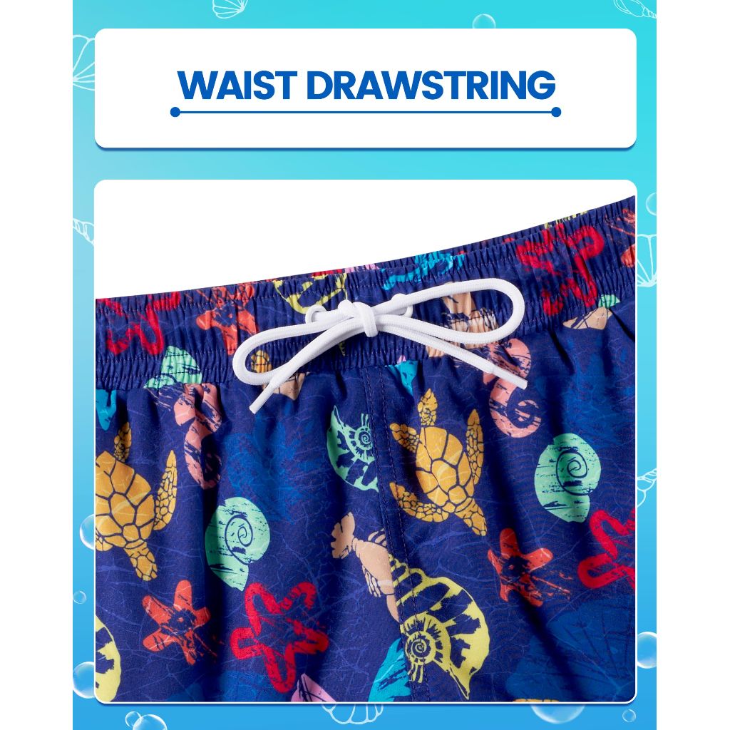 SZ 7-8Y, Angel season Boy Swimsuit Boys Compression Shorts | Blue Dinosaur