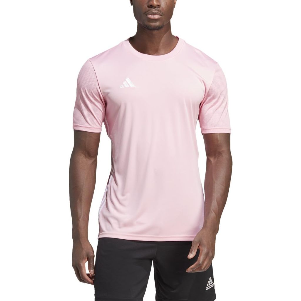 Adidas Mens Tabela 23 Jersey, Light Pink/White - size Large