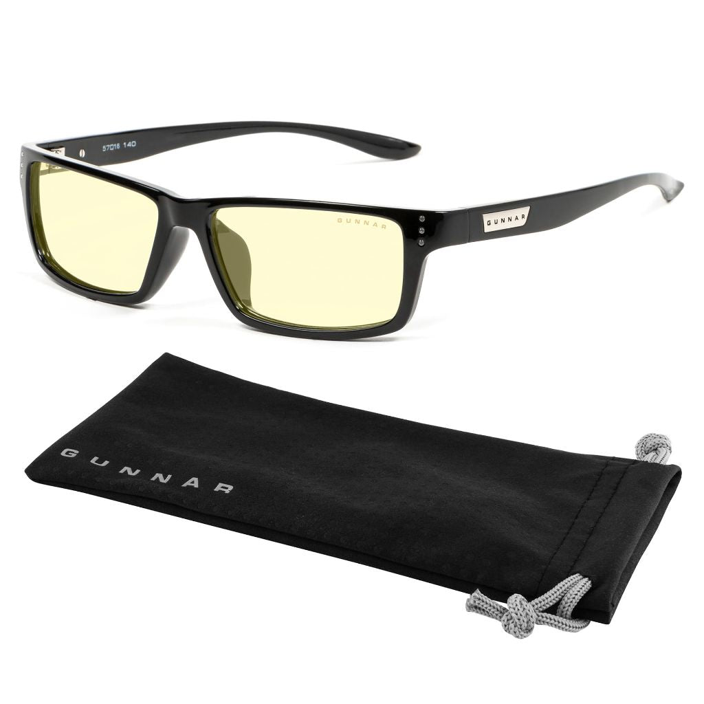 GUNNAR Premium Computer and Gaming Glasses For Men & Women - Riot Amber Tinted