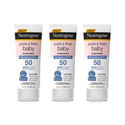 Neutrogena Pure & Free Baby Mineral Sunscreen  SPF 50  3 fl. oz  3 pk