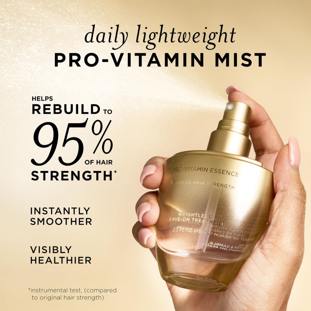 Pantene Pro-Vitamin Essence, Daily Repair Mist | 2.5 Fl Oz