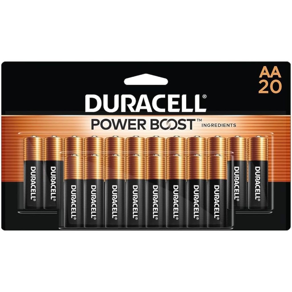 DURACELL CopperTop Alkaline Batteries with Duralock Power Preserve Technology AA 20/Pk (DURMN1500B20Z)