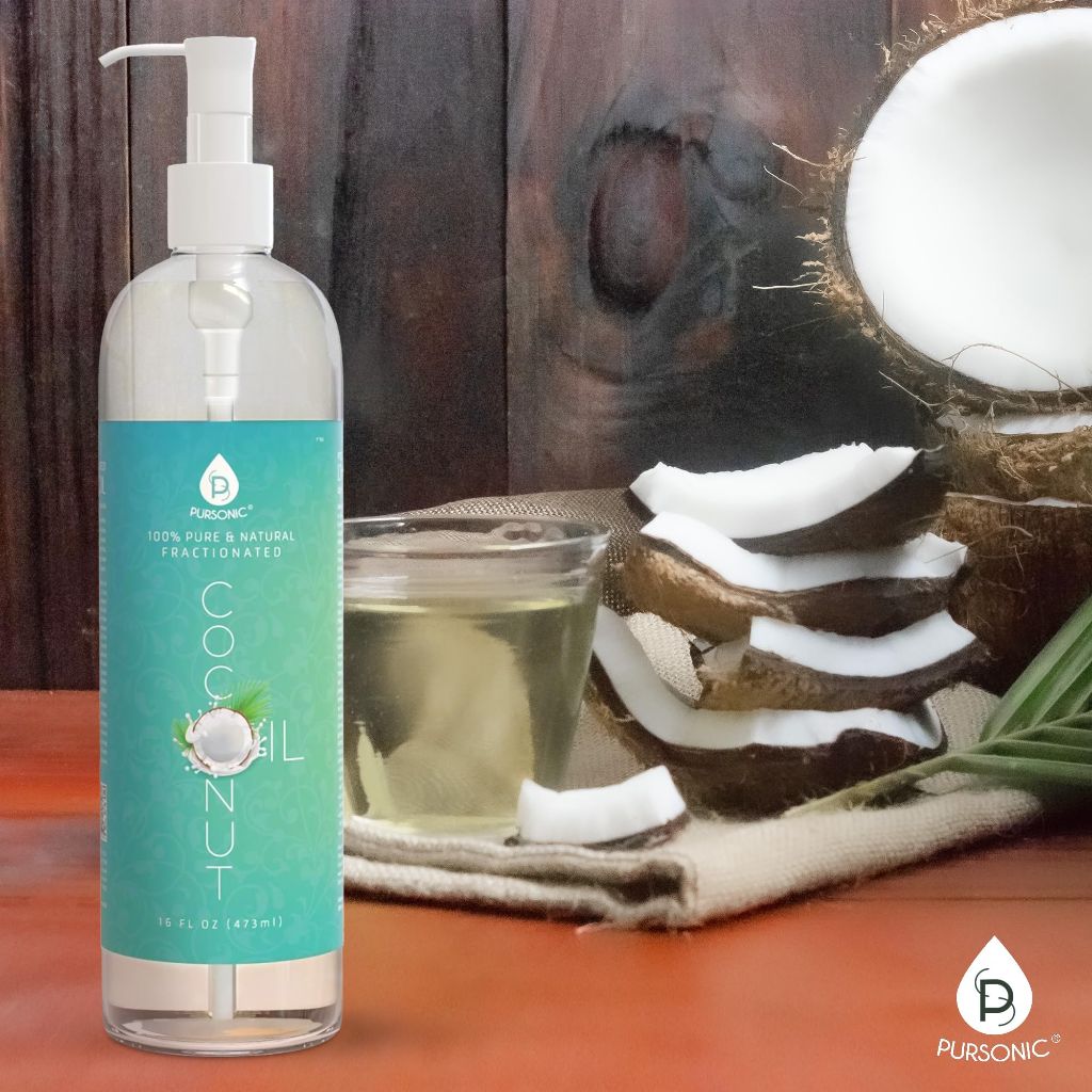 Pursonic Pure Unscented Fractionated Coconut Oil - 16 Oz