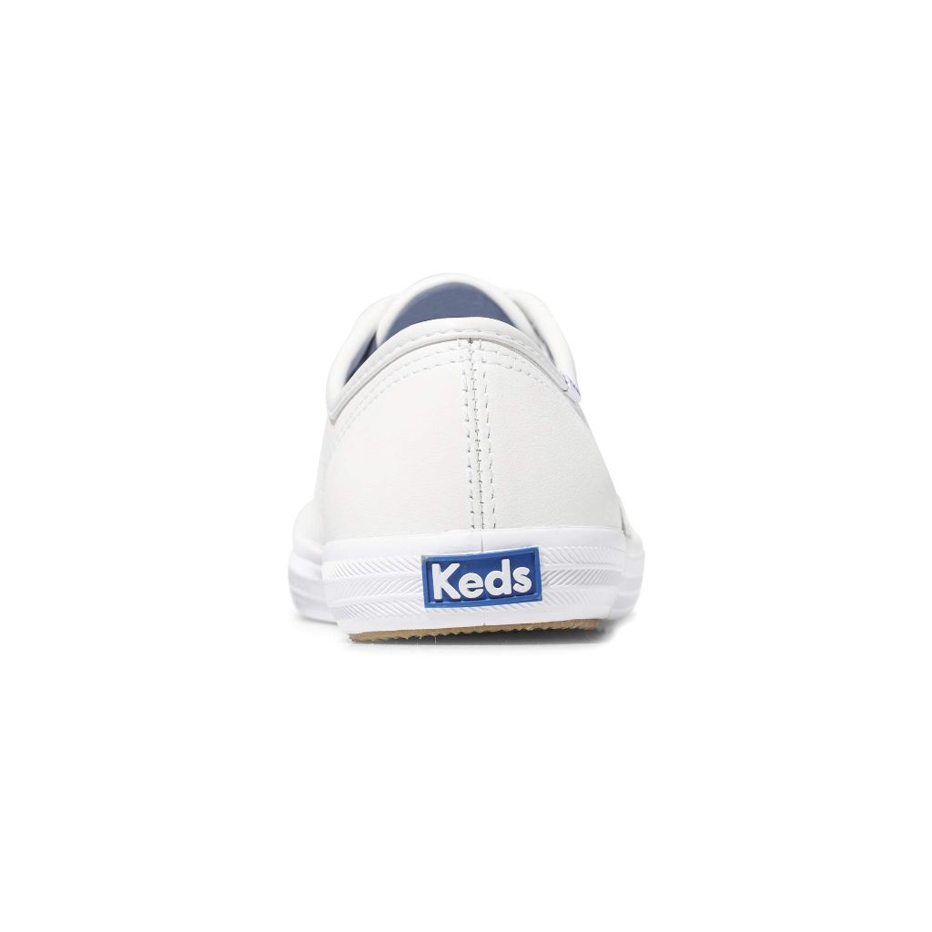Keds Women's Champion Original Canvas Sneaker, White, 7.5 S US