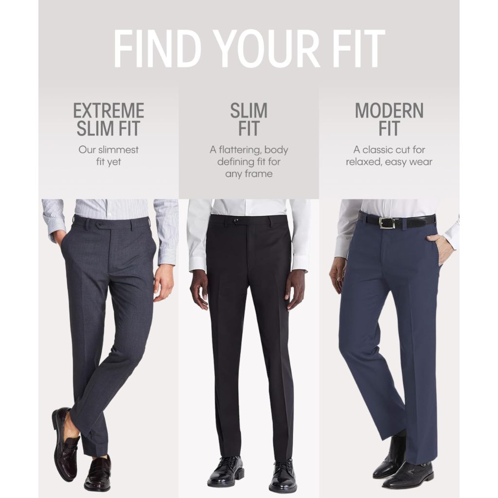 Calvin Klein Men's Modern Fit Dress Pants | Suit Pants for Men | Medium Grey 30W/30L