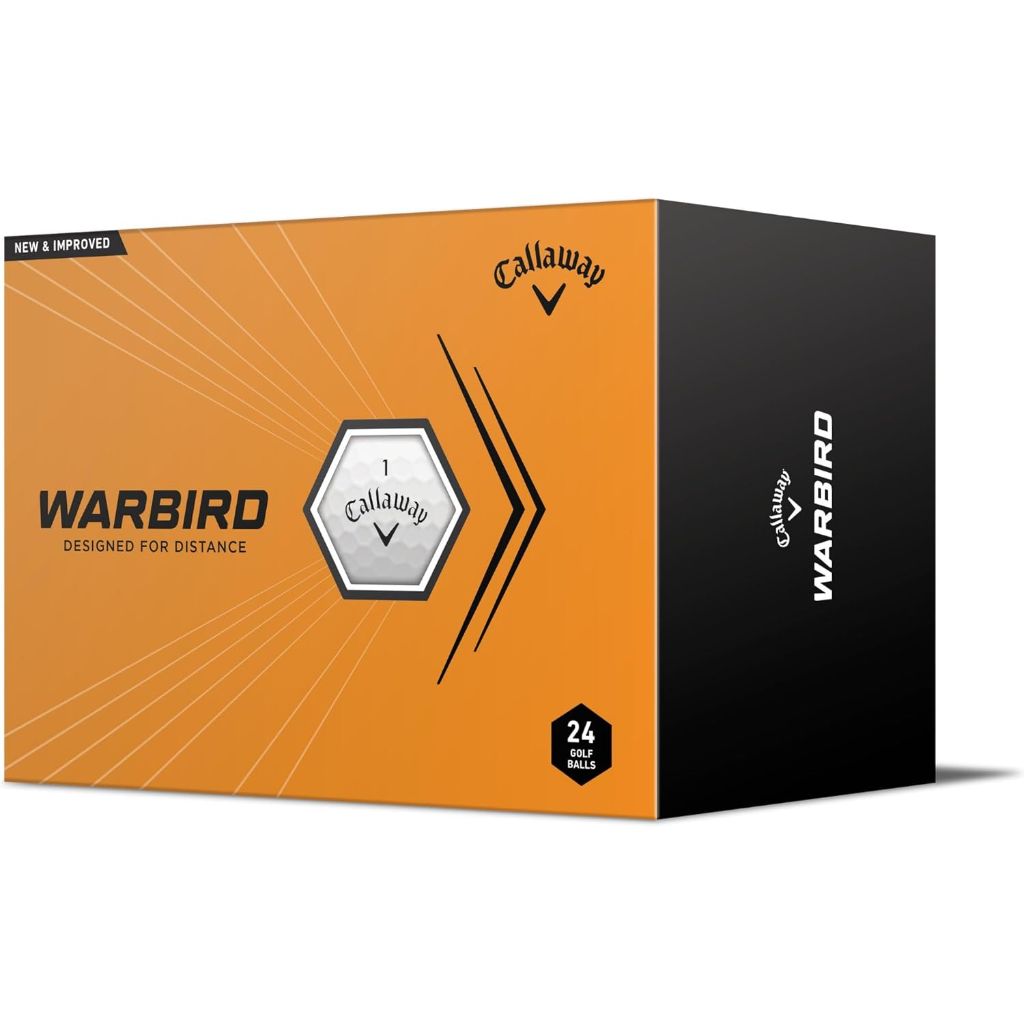 Callaway Golf Warbird Golf Balls - 2023 Version, White, Pack of 24 Balls