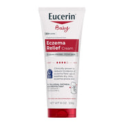 Eucerin Baby Eczema Relief Body Cream, Fragrance Free, 8 Oz Tube