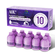 AOL Deodorizing Probiotic Complex Pet Nutritional Supplement - 10 Bottles