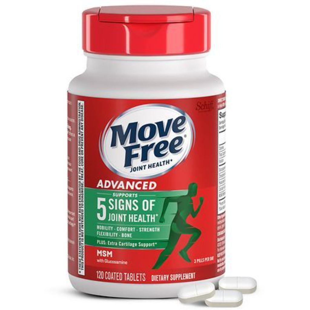 Move Free Advanced Plus MSM with Glucosamine - 120 Tablets