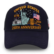 Lots duoler Anniversary USA Hat Embroidered Trucker Hat Patriotic Independence Day
