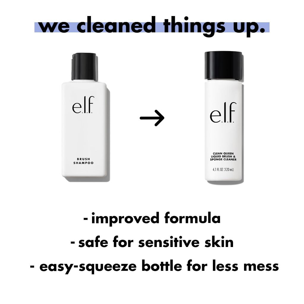 E.l.f. Clean Queen Liquid Brush & Sponge Cleaner  4.1 oz