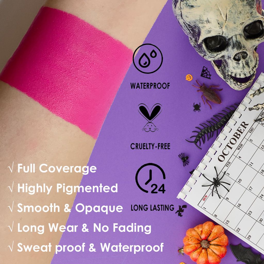 SUNNYVALE Halloween Pink Face Body Paint Stick Cream
