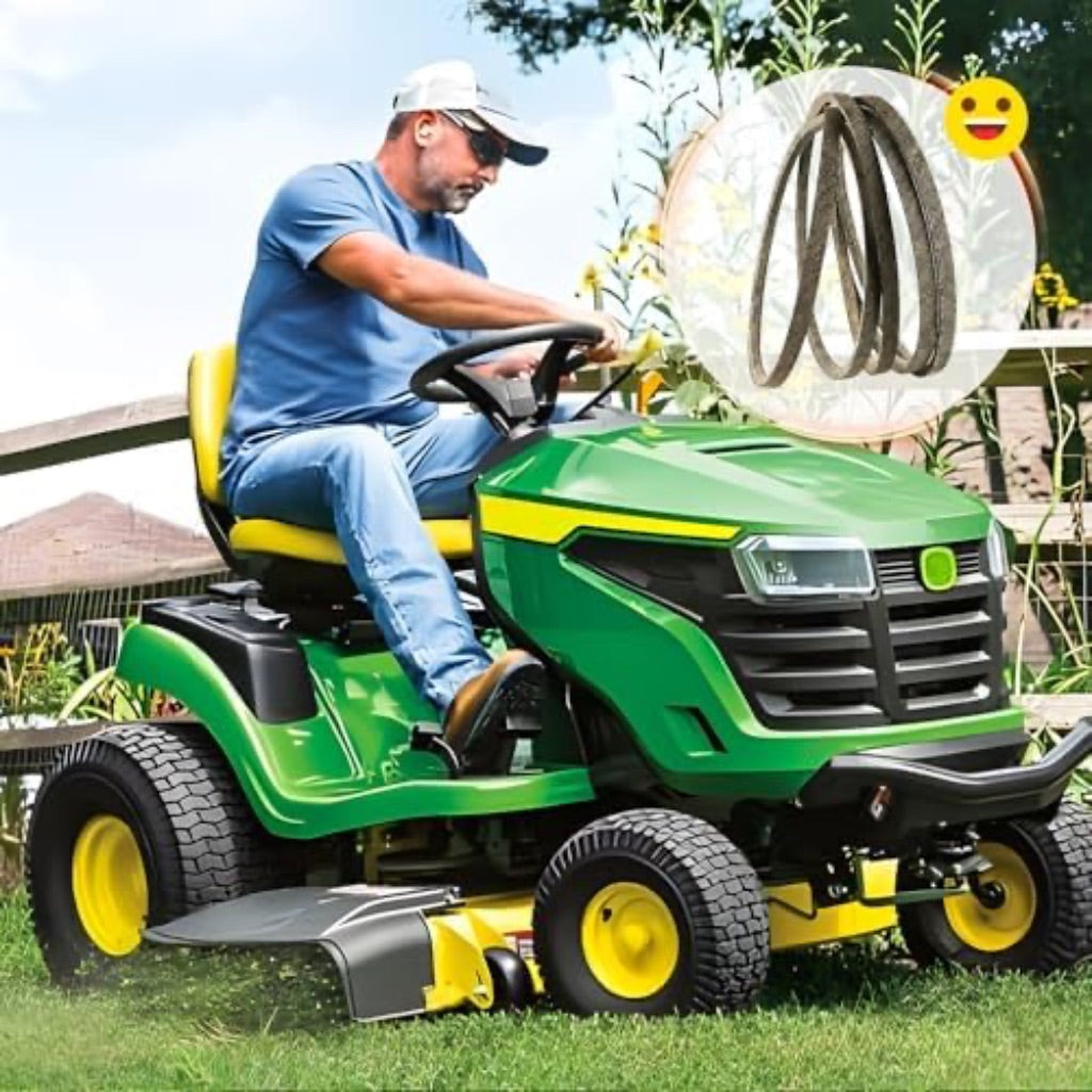 Replacement Lawn Mower Transmission Drive Belt Made with Aramid Cord Fit for John Deere M126009 M45254 LT155 LT166; 1/2"x86"