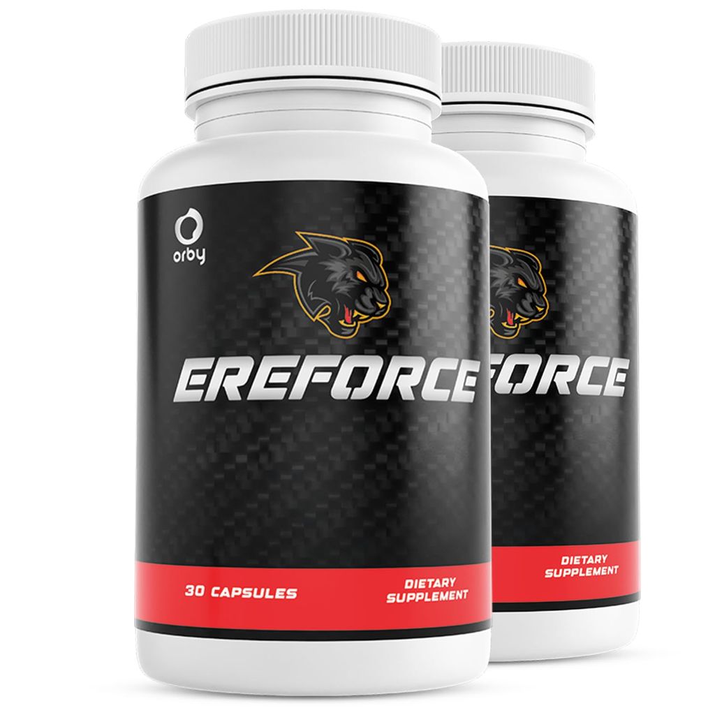 Orby EreForce – Natural Daily Wellness Supplement with L-Citrulline, L-Carnitine & Maca Root – 30 Capsules, 1 Month Supply
