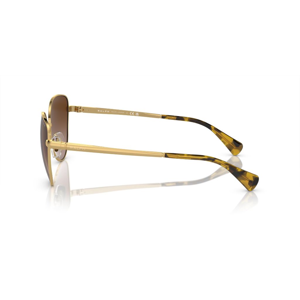 Ralph by Ralph Lauren RA4144 9004/13 Sunglasses - Shiny Gold/Gradient Brown, 58/16/145