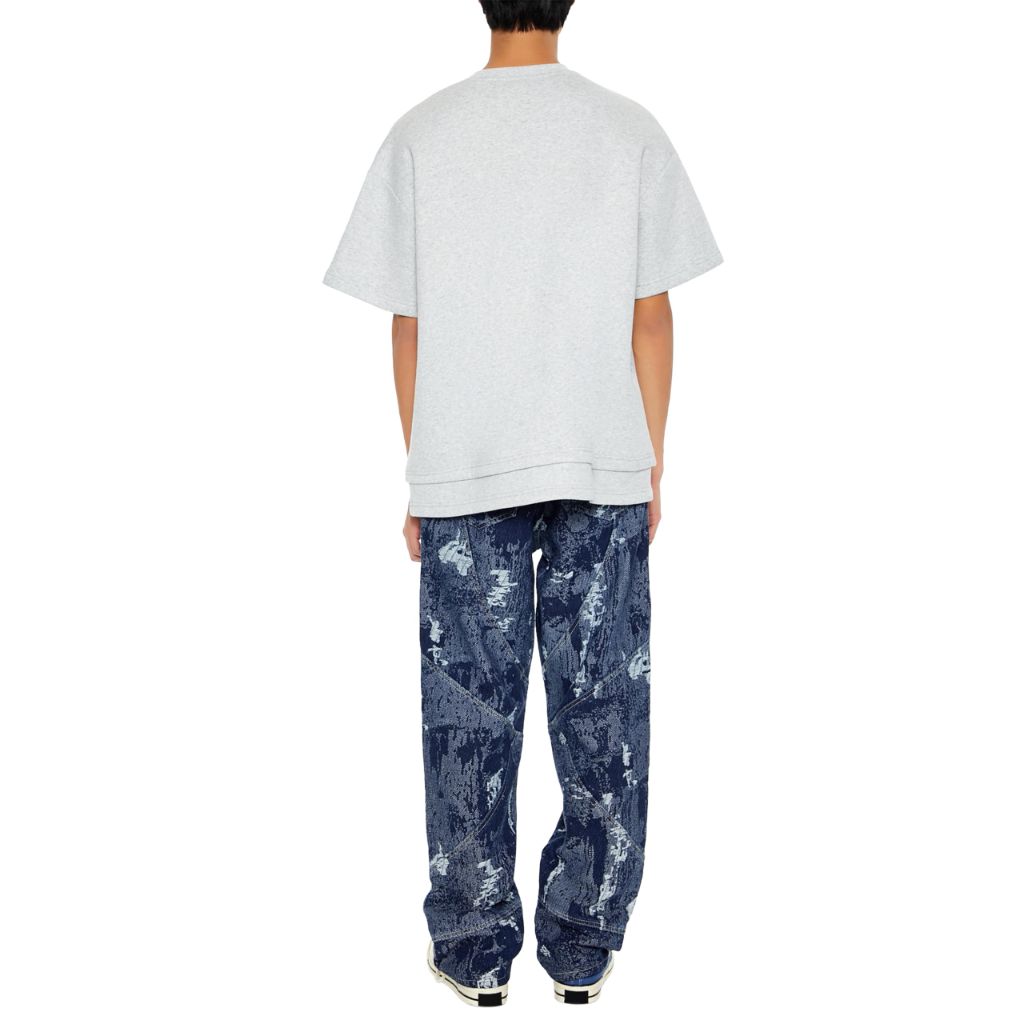 Forever 21 Men's Jacquard Abstract Mid-Rise Jeans Dark Denim/Multi 29
