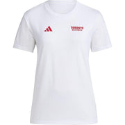adidas Women's Local Warp Pre-Game Short Sleeve T-Shirt - Toronto FC, White (XS)