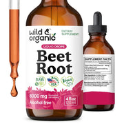 Wild & Organic Beet Root Extract Drops -  4 fl oz