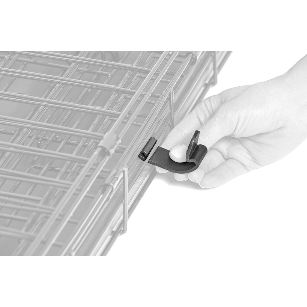 MidWest Homes for Pets Replacement Dog Crate Locking Latch, Plastic, Black, LATCHPL-1