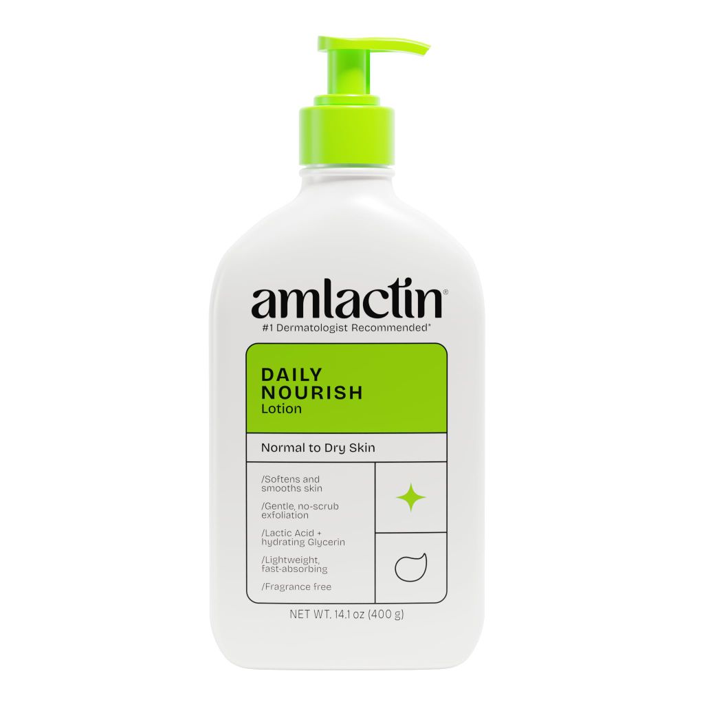 AmLactin Daily Nourish Therapeutic Body Lotion for Dry Skin -  14.1 oz (Packaging May Vary)
