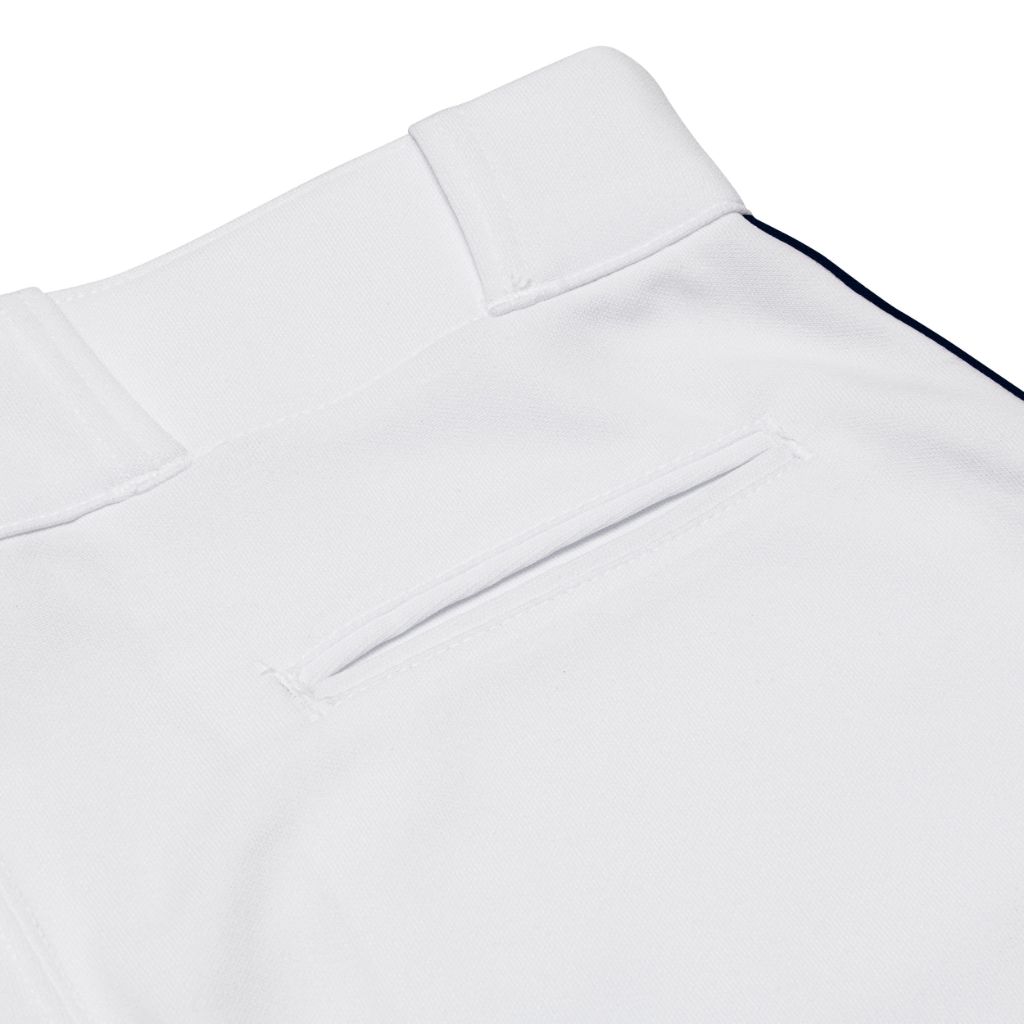 Champro MVP OB Open Bottom Baseball Pant with Contrast Color Braid Piping and Reinforced Double Knee