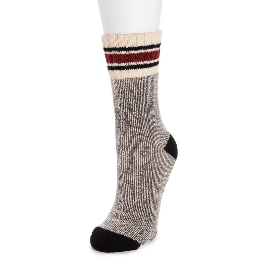 MUK LUKS Women's Camp Socks with Grippers (OS)