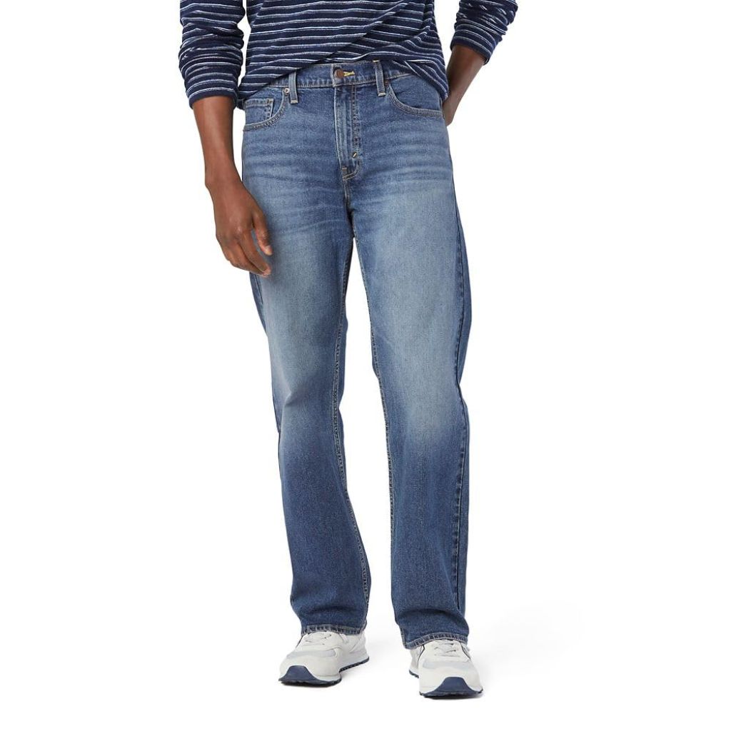 Levi Strauss Signature Gold Men's Loose Fit Jeans, Rolling Dune, 36Wx29L