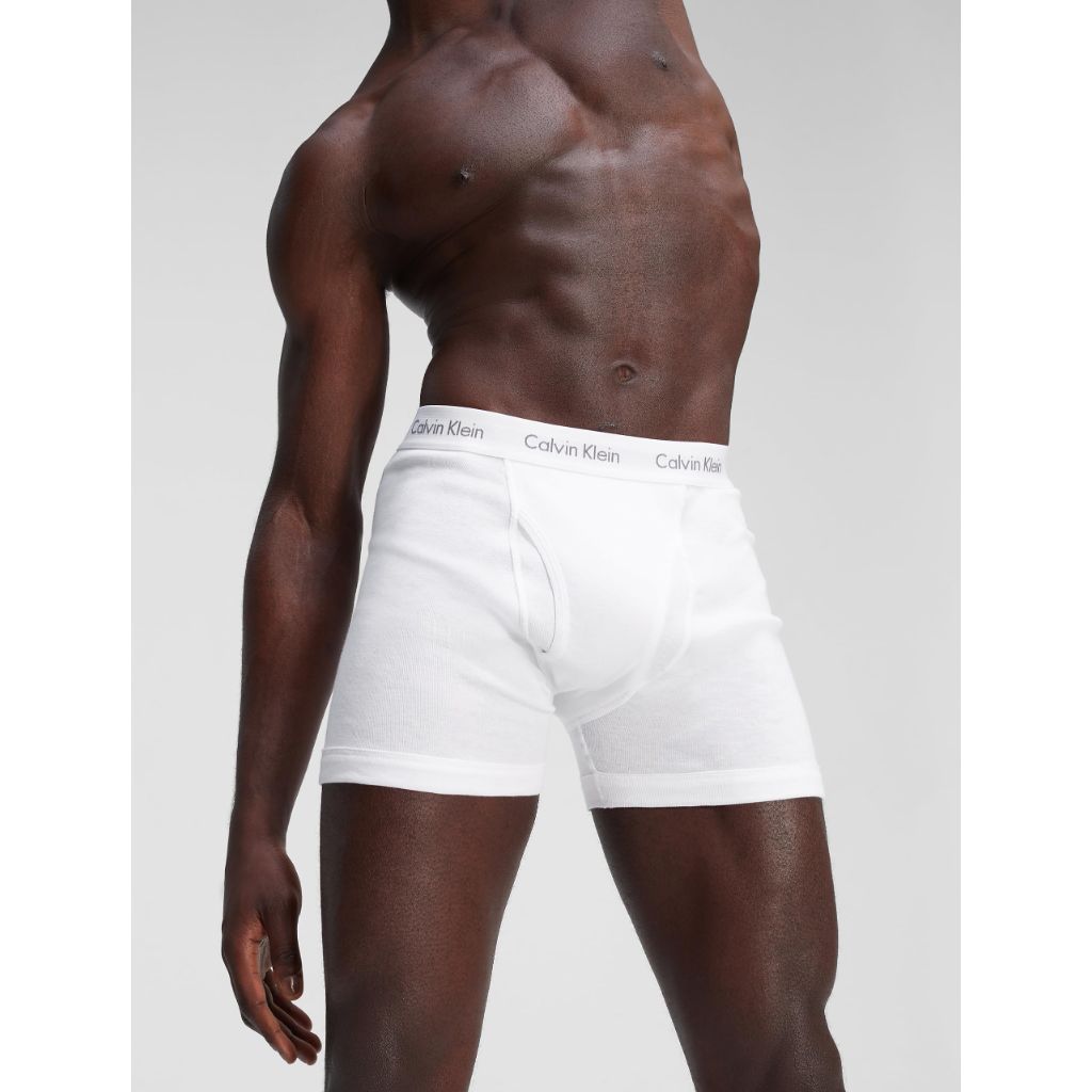 SZ S, Calvin Klein Men's Cotton Classics 5-pack Boxer Brief, 5 White Bodies W/White Wb